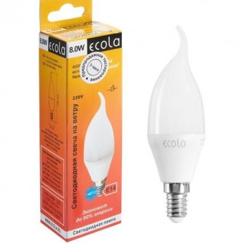 Светодиодная лампа ECOLA CANDLE LED C4YV60ELC Светодиодная лампа ECOLA CANDLE LED C4YV60ELC