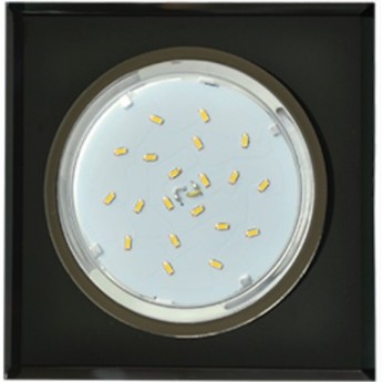 Встраиваемый светильник ECOLA GX53 H4 GLASS FN53SNECH черненый хром Встраиваемый светильник ECOLA GX53 H4 GLASS FN53SNECH черненый хром